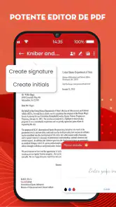 Rellenar y Firmar PDF, Editar screenshot