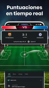 Resultados de fútbol en vivo screenshot