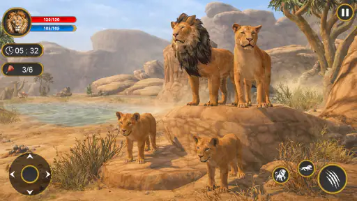 Rey León: Simulador de Caza screenshot