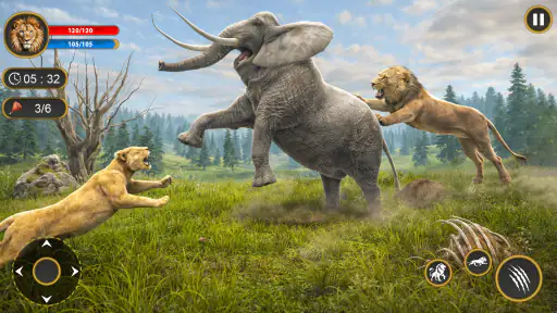 Rey León: Simulador de Caza screenshot