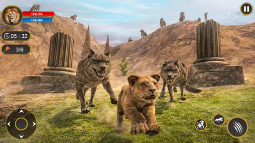 Rey León: Simulador de Caza screenshot