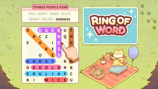 Ring of Words 2: Cats Party screenshot