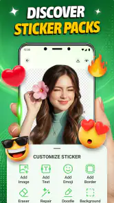 Romantic Love Sticker Maker screenshot