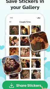 Romantic Sticker: Love Sticker screenshot