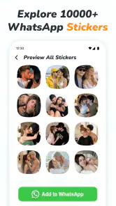 Romantic Stickers WAStickers screenshot