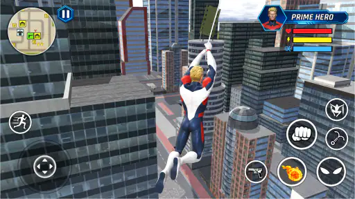 Rope Flying Hero Prime screenshot
