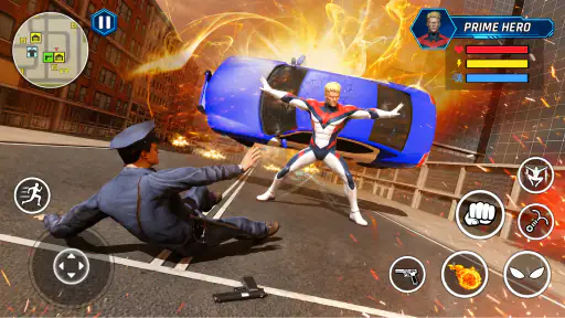 Rope Flying Hero Prime screenshot