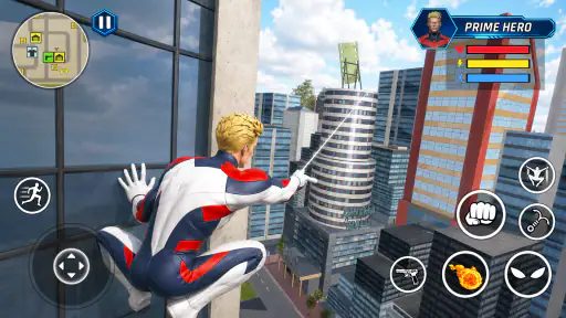 Rope Flying Hero Prime screenshot