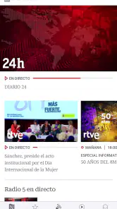RTVE Noticias screenshot