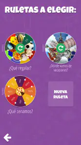 Ruleta de decisiones screenshot