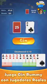 Rummy GO! - Cartas clásicas screenshot