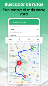 Ruta Mapa Navegación sendero screenshot