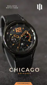 S4U Chicago Golden watch face screenshot