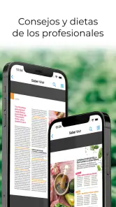 Saber Vivir revista screenshot