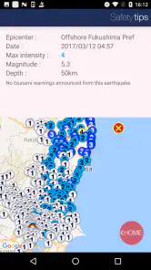 Safety tips screenshot