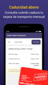 Saldo Tarjeta Transporte TTP screenshot