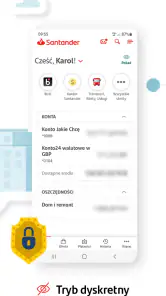 Santander mobile screenshot