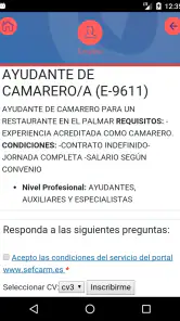 SEF Móvil screenshot