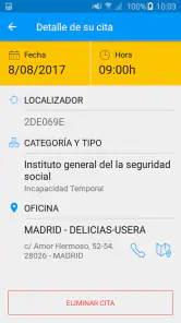 Seg-Social Seg. Social Móvil screenshot