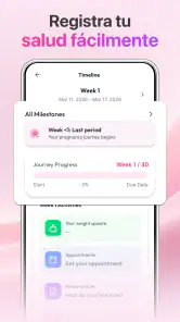 Seguimiento de Embarazo y Bebé screenshot