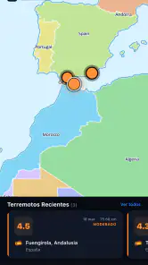 Seismo - Alertas de Terremotos screenshot