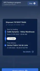 Shippeo Driver screenshot