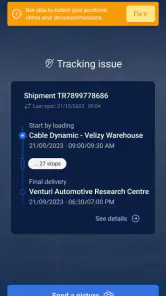 Shippeo Driver screenshot