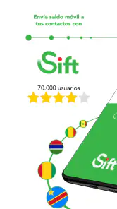 Sift: recarga móvil & Topup screenshot