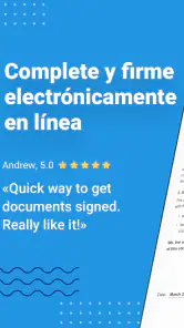 signNow: firmar documentos PDF screenshot