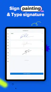 signNow: firmar documentos PDF screenshot