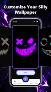 Silly Fun Smile Live Wallpaper screenshot
