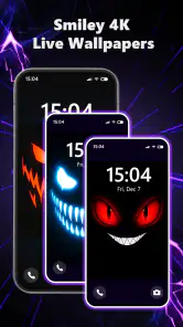 Silly Fun Smile Live Wallpaper screenshot