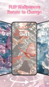 Simple Pink Butterfly Theme screenshot