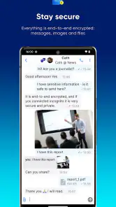 SimpleX Chat screenshot