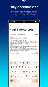 SimpleX Chat screenshot