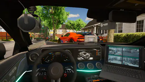 Simulador de autos de policía screenshot