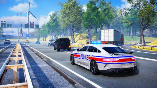 Simulador de autos de policía screenshot