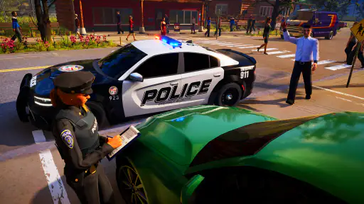 Simulador de autos de policía screenshot