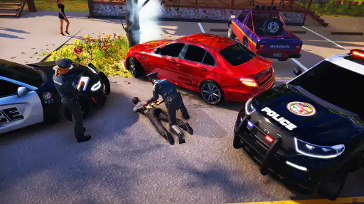 Simulador de autos de policía screenshot