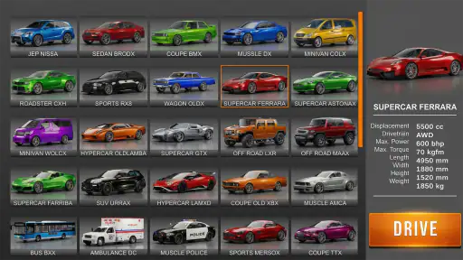 Simulador de Choques de Coche screenshot