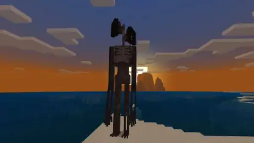 Siren Head para minecraft screenshot