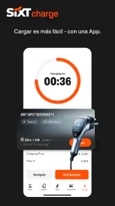 SIXT rent. share. ride. plus. screenshot