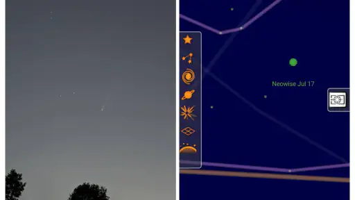 Mapa del cielo screenshot