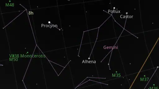 Mapa del cielo screenshot