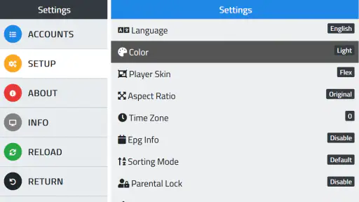 SmartOne IPTV Player screenshot