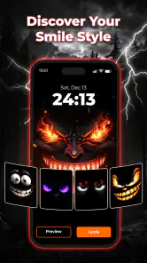Smile Fun Silly Live Wallpaper screenshot