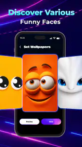 Smiley Fun Live Wallpaper screenshot