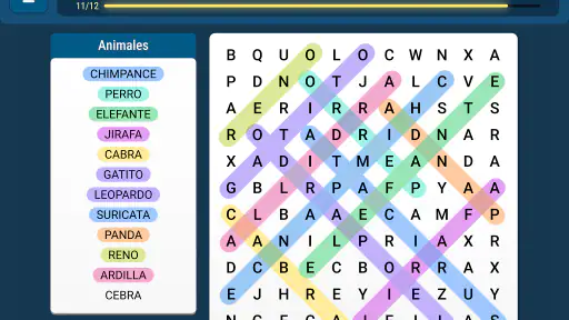 Sopa de Letras: Relajante screenshot