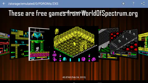 Speccy+ ZX Spectrum Emulator screenshot