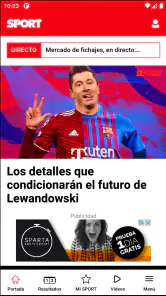 SPORT screenshot